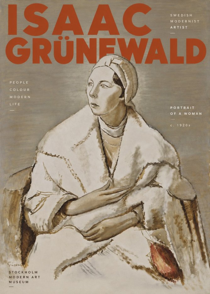 Isaac Grünewald Woman in a White Wrap No4 - Affiche