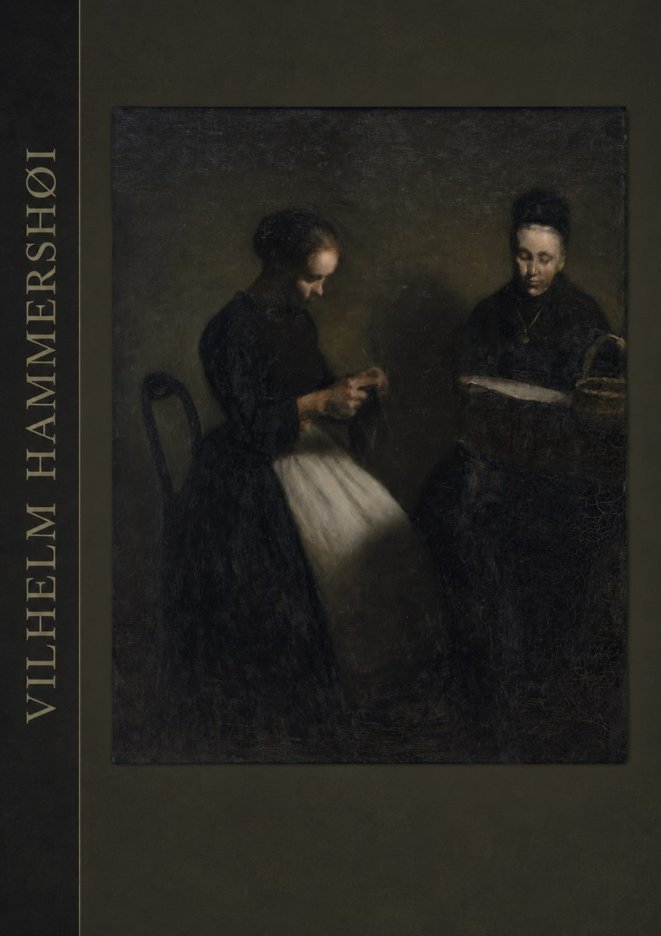 Vilhelm Hammershøi Two Women Knitting No2 - Affiche