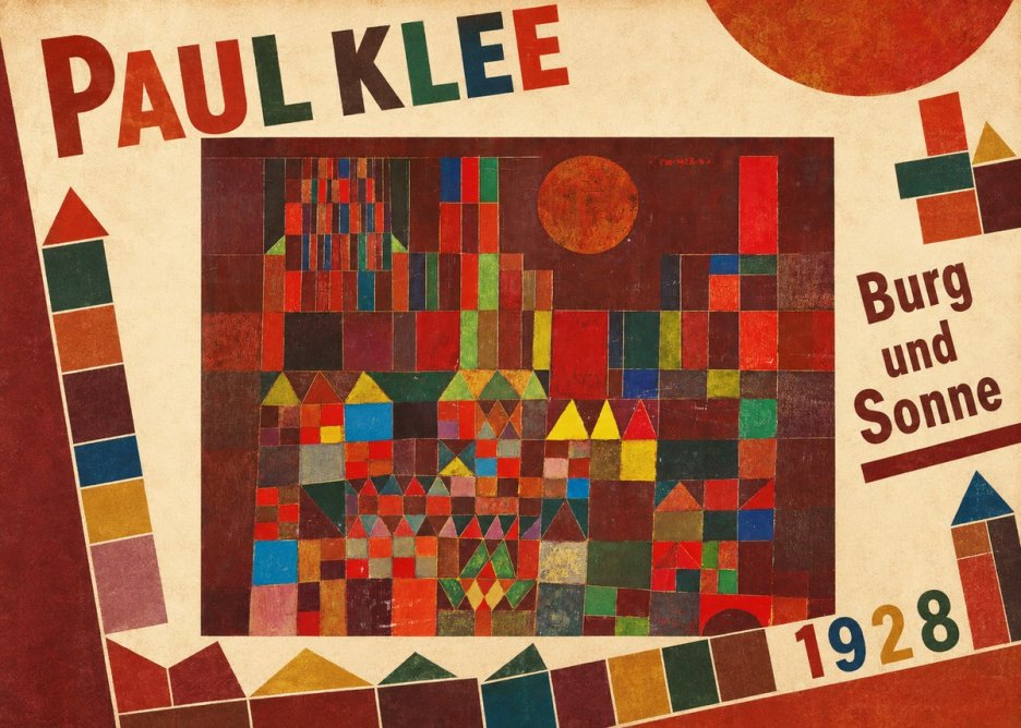 Paul Klee Burg Und Sonne No6 - Affiche