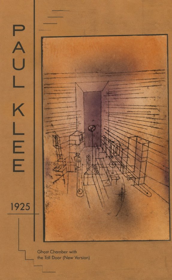Paul Klee Ghost Chamber with the Tall Door (New Version) No2 - Affiche