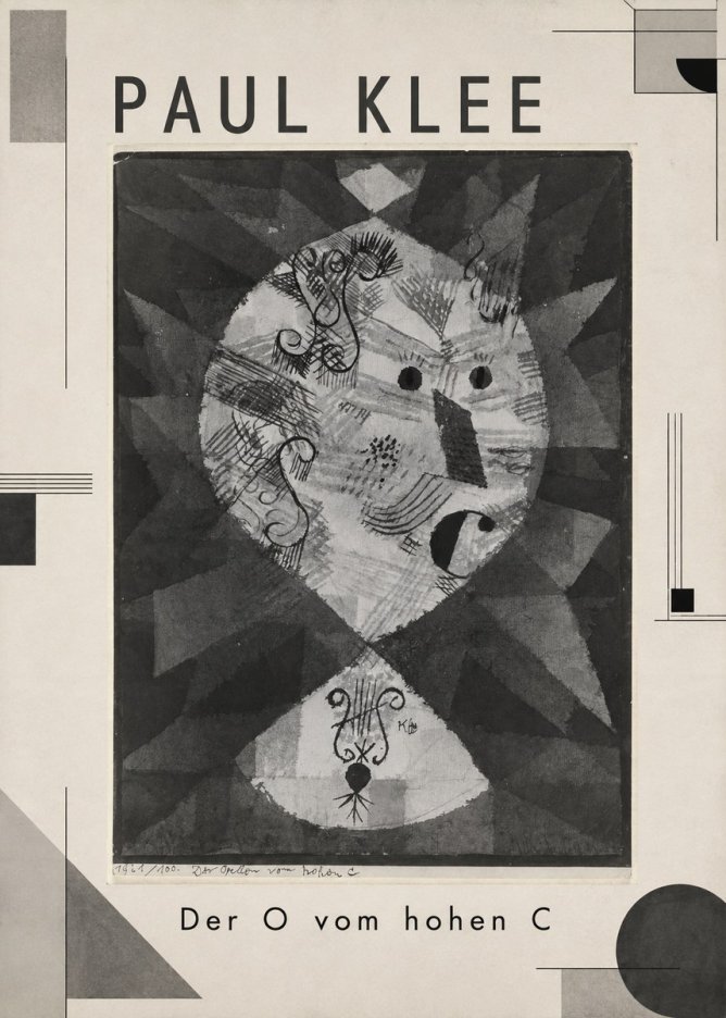 Paul Klee Der O Vom Hohen C No1 - Affiche
