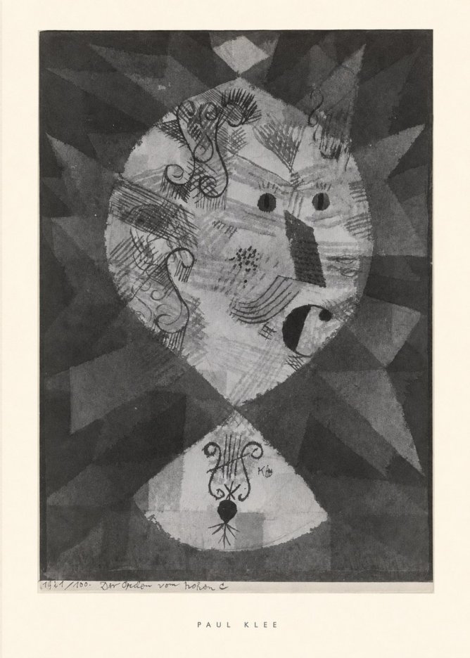 Paul Klee Der O Vom Hohen C No6 - Affiche