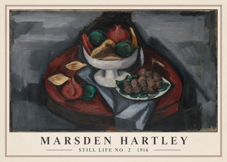 Marsden Hartley Still Life No. 2 No3 - Affiche