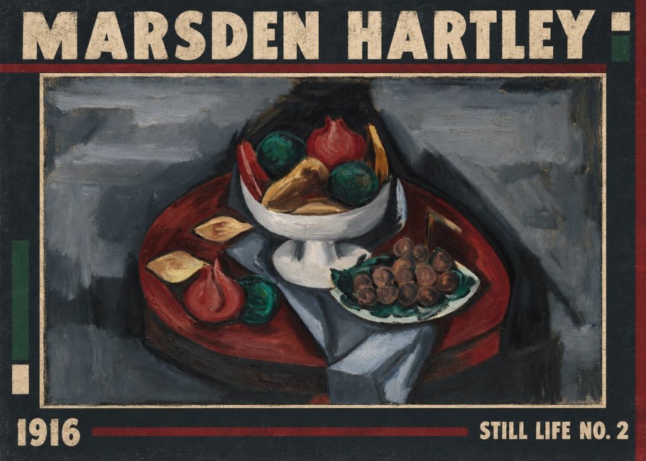 Marsden Hartley Still Life No. 2 No5 - Affiche