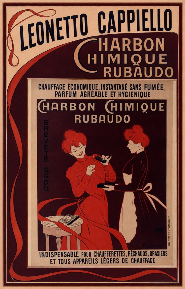 Leonetto Cappiello Charbon Chimique Rubaudo No1 - Affiche