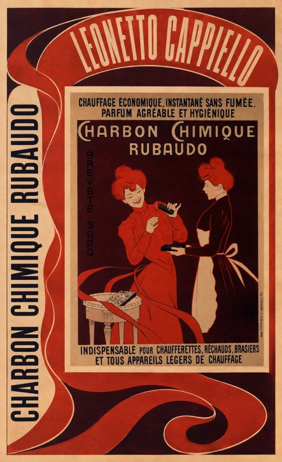 Leonetto Cappiello Charbon Chimique Rubaudo No2 - Affiche