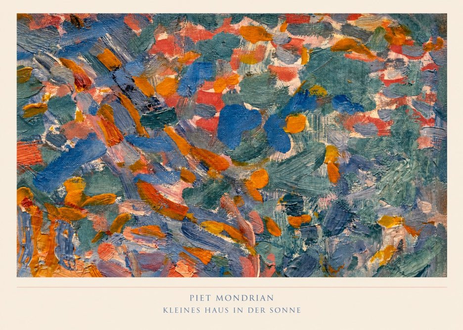 Piet Mondrian Kleines Haus in Der Sonne I No6 - Affiche