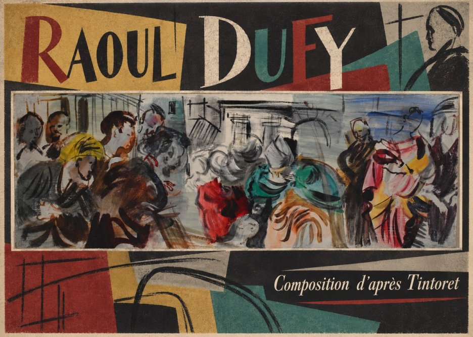 Raoul Dufy Composition D'après Tintoret No4 - Affiche