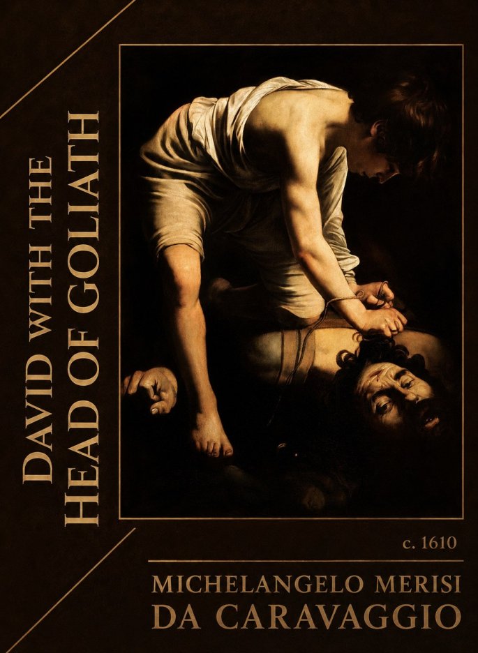 Michelangelo Merisi da Caravaggio David with the Head of Goliath I No2 - Affiche