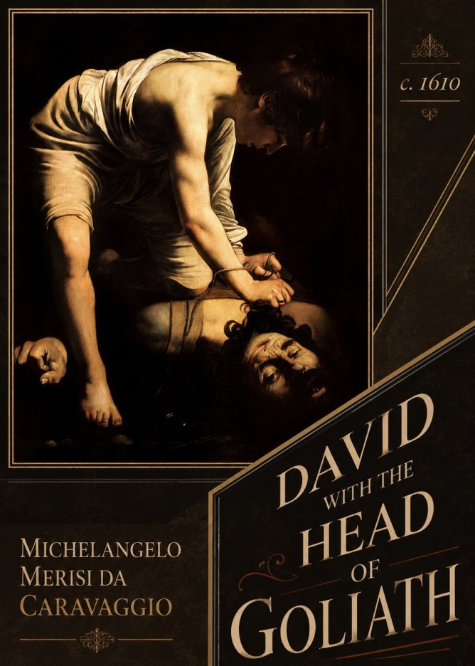 Michelangelo Merisi da Caravaggio David with the Head of Goliath I No6 - Affiche
