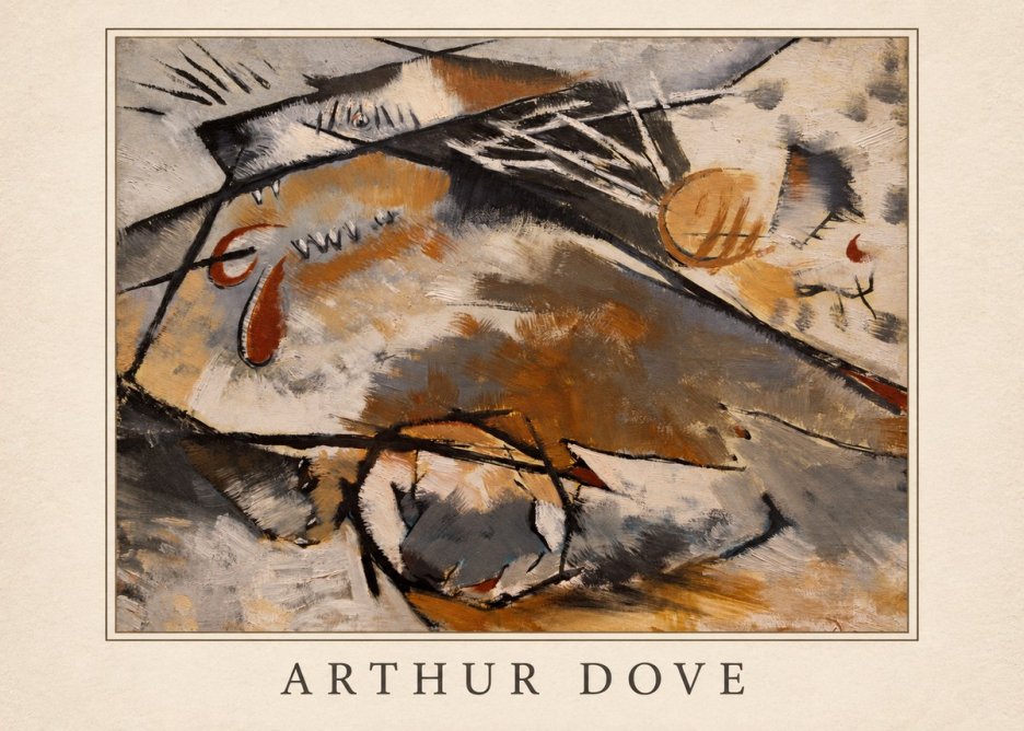 Arthur Dove Pagan Philosophy No3 - Affiche