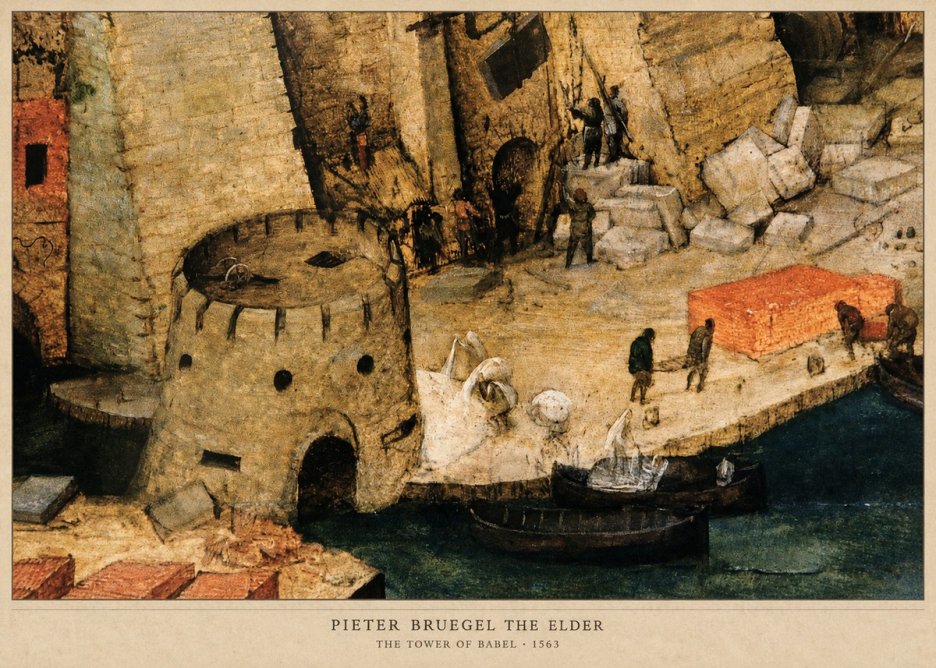 Pieter Bruegel The Tower of Babel II No5 - Affiche
