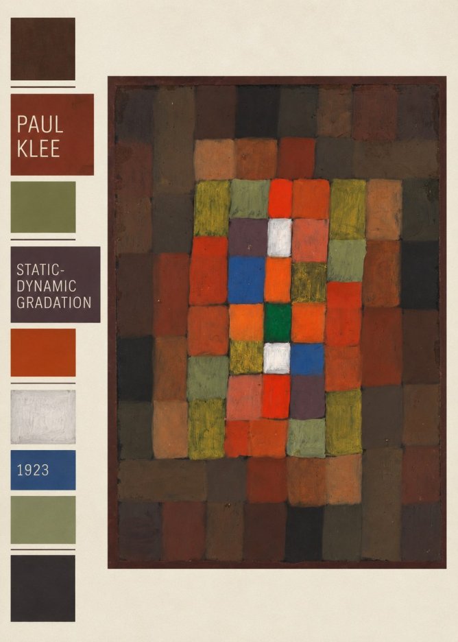 Paul Klee Static-dynamic Gradation No2 - Affiche
