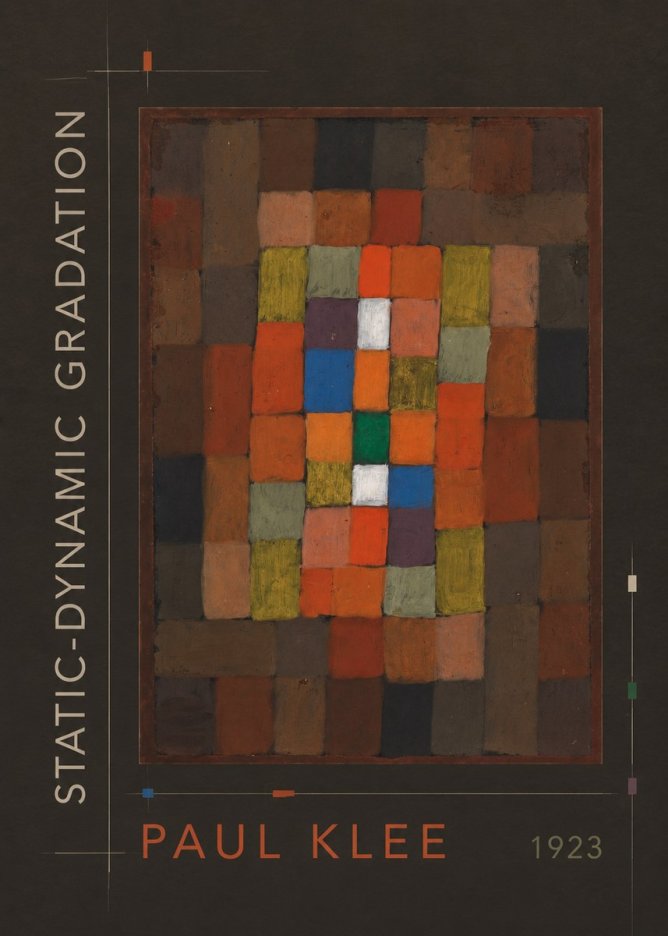 Paul Klee Static-dynamic Gradation No5 - Affiche