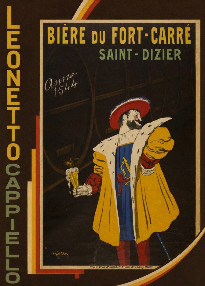 Leonetto Cappiello Bière Du Fort-carré Saint-dizier No2 - Affiche