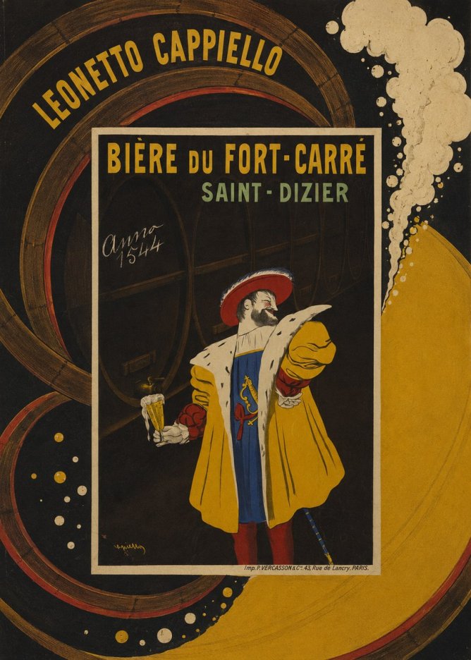 Leonetto Cappiello Bière Du Fort-carré Saint-dizier No6 - Affiche
