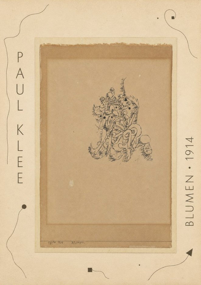 Paul Klee Blumen I No3 - Affiche