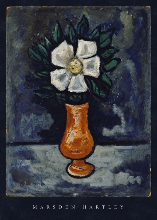 Marsden Hartley Flower in Vase No6 - Affiche