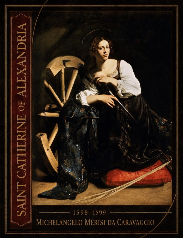 Michelangelo Merisi da Caravaggio Saint Catherine of Alexandria I No2 - Affiche