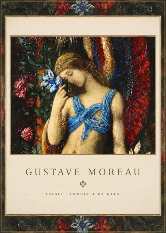 Gustave Moreau The Angel of Death No1 - Affiche