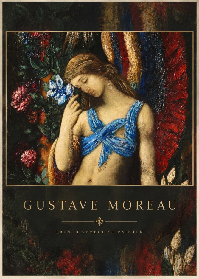 Gustave Moreau The Angel of Death No2 - Affiche