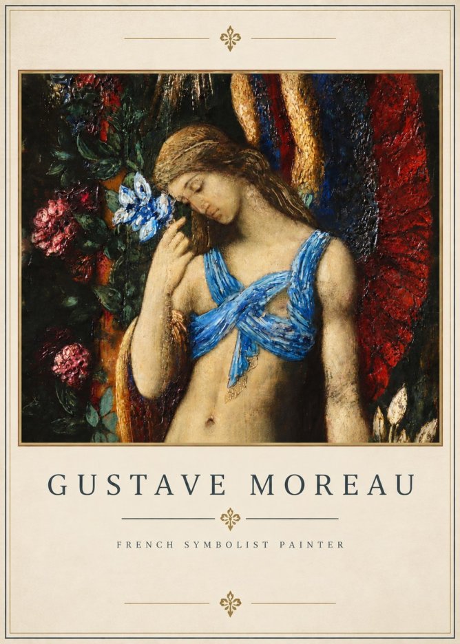 Gustave Moreau The Angel of Death No3 - Affiche