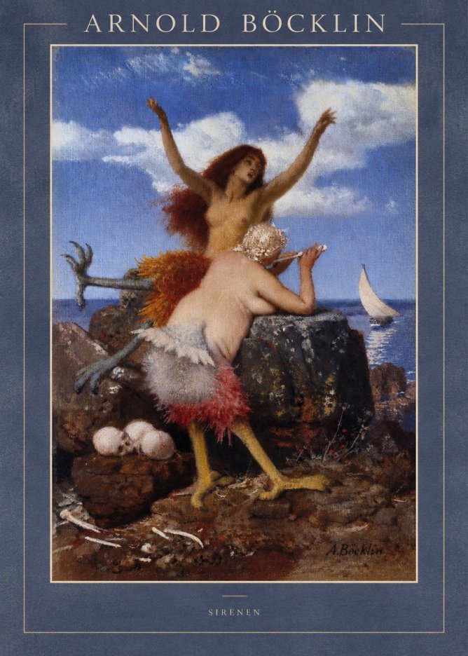 Arnold Böcklin Sirenen No2 - Affiche