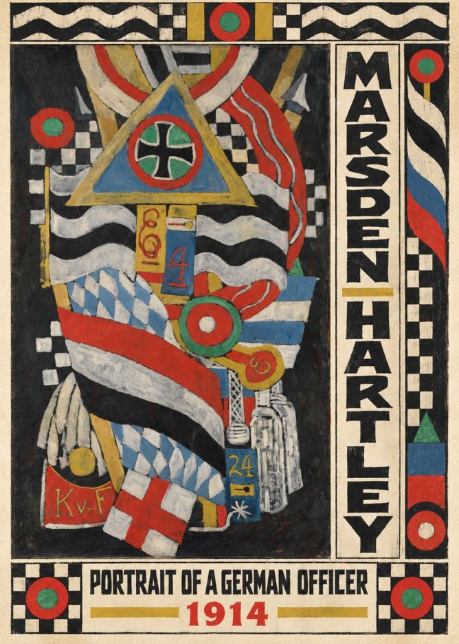 Marsden Hartley Portrait of a German Officer I No5 - Affiche