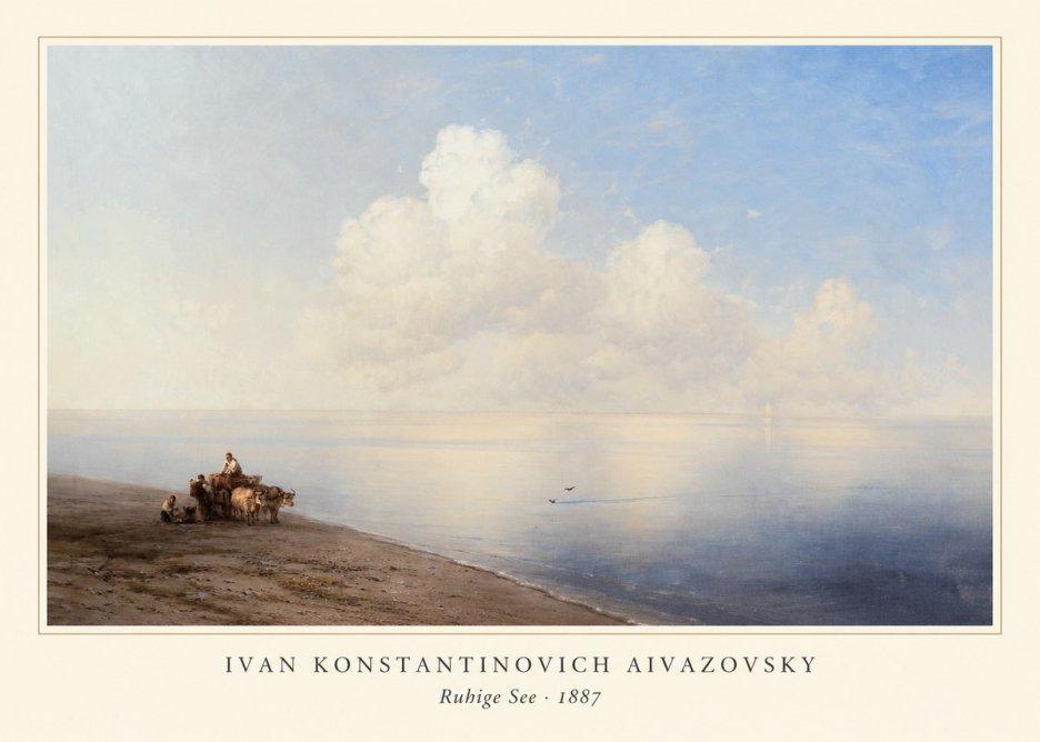 Ivan Konstantinovich Aivazovsky Ruhige See No3 - Affiche