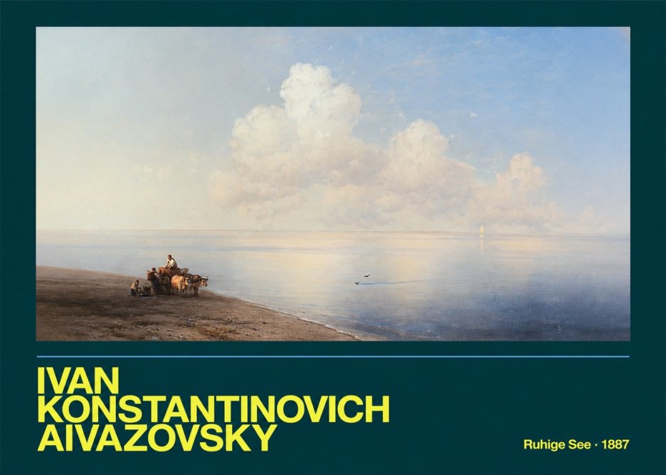 Ivan Konstantinovich Aivazovsky Ruhige See No4 - Affiche