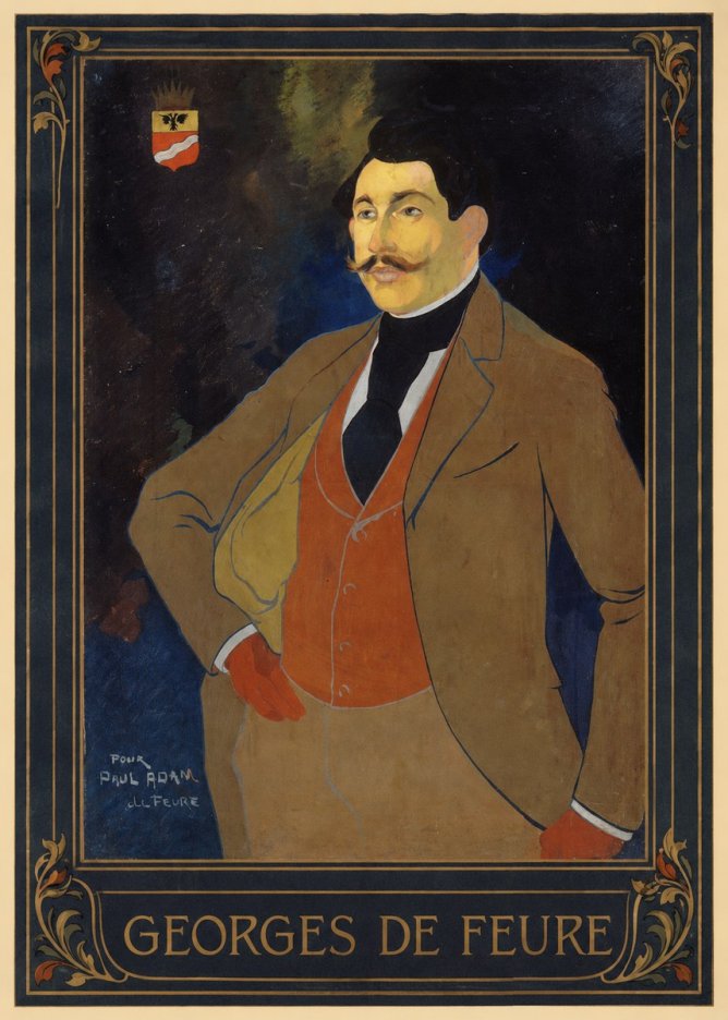 Georges de Feure Portrait De Paul Adam No3 - Affiche