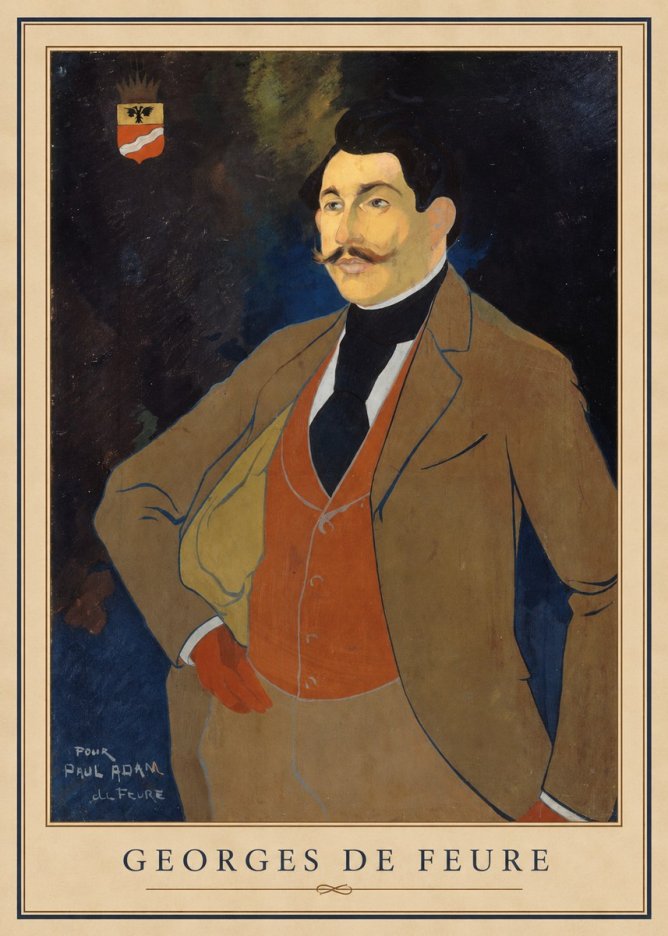 Georges de Feure Portrait De Paul Adam No4 - Affiche