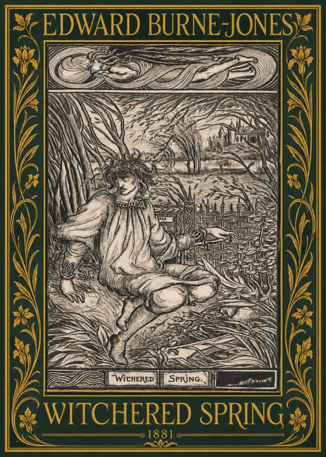 Edward Burne-Jones Withered Spring No2 - Affiche