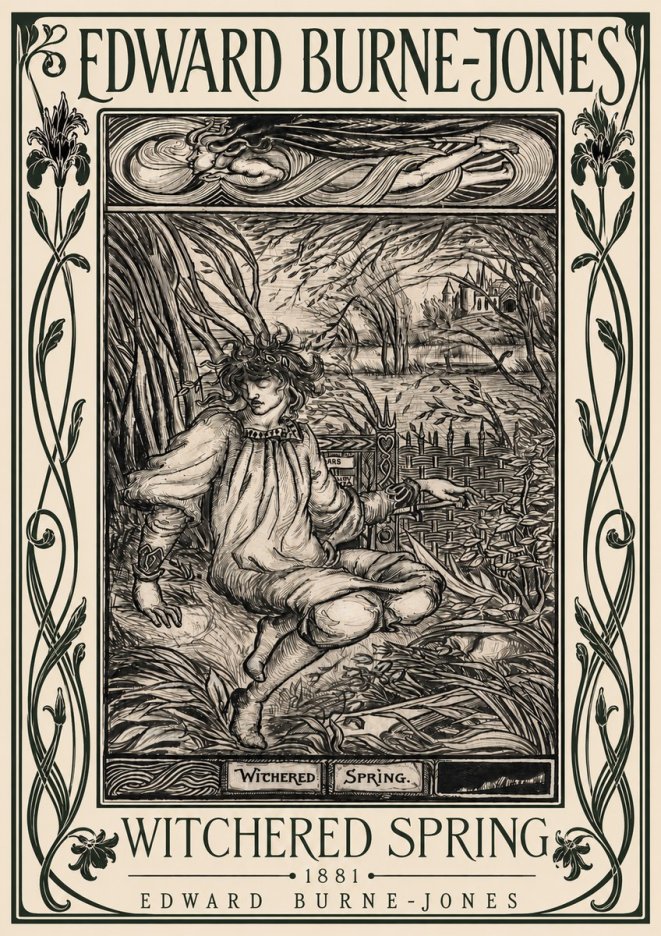 Edward Burne-Jones Withered Spring No5 - Affiche