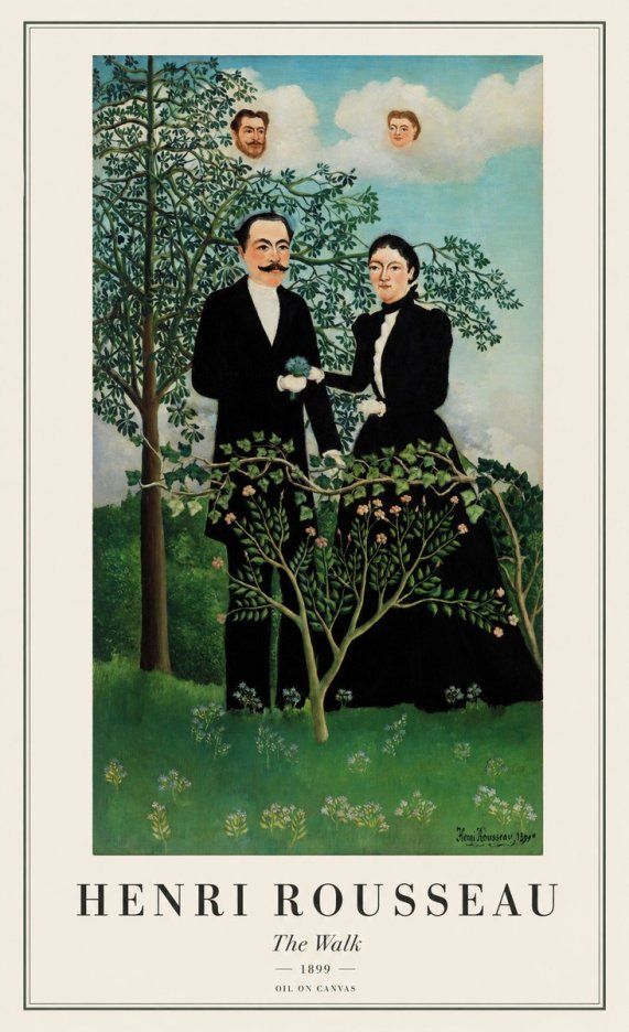 Rousseau The Walk No1 - Affiche