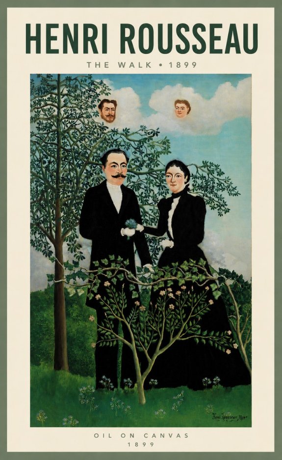 Rousseau The Walk No4 - Affiche