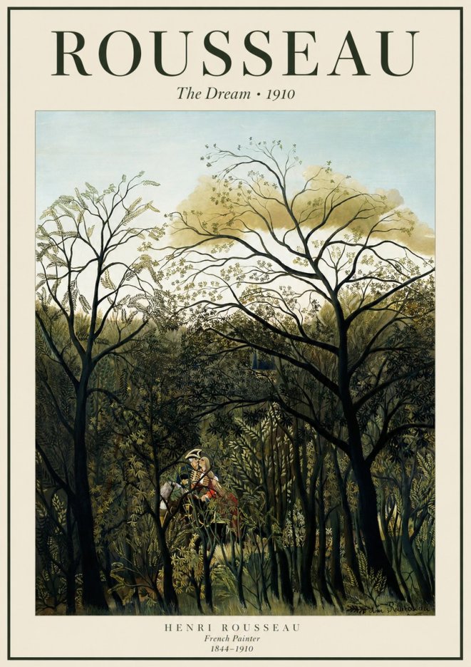 Rousseau The Dream I No1 - Affiche