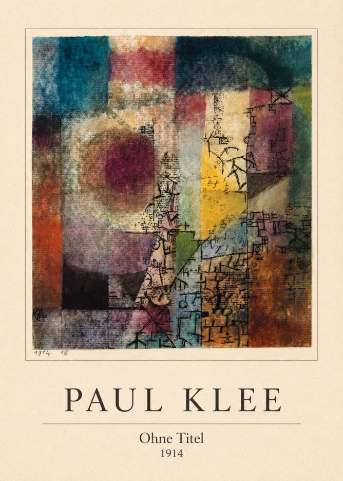 Paul Klee Ohne Titel I No4 - Affiche