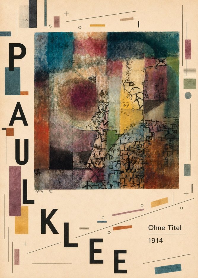Paul Klee Ohne Titel I No6 - Affiche