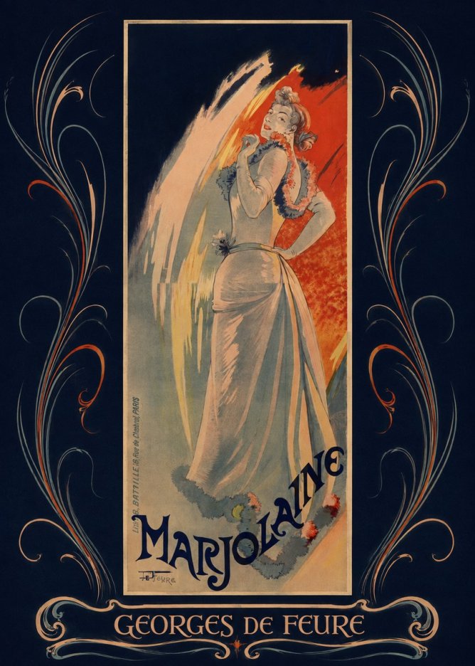 Georges de Feure Marjolaine No5 - Affiche