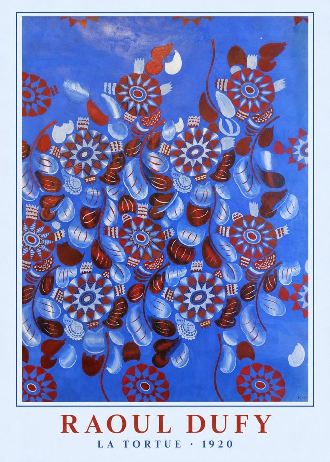 Raoul Dufy La Tortue No2 - Affiche