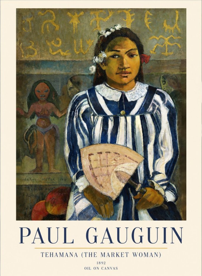 Paul Gauguin Merahi Metua (Young Woman) No6 - Affiche