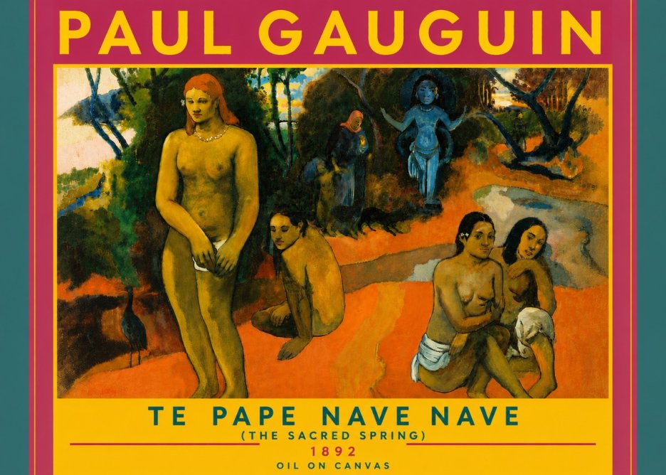 Paul Gauguin Te Pape Nave Nave (the Sacred Spring) No6 - Affiche