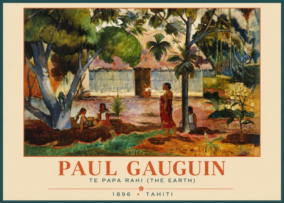 Paul Gauguin Te Papa Rahi (the Earth) No6 - Affiche