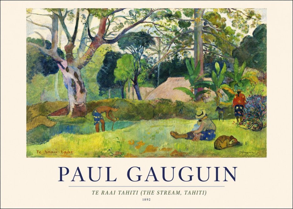 Paul Gauguin Te Ra'ai Rahi (the Great Pond) No2 - Affiche