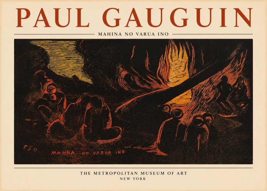 Paul Gauguin Mahina No Varua Ino No1 - Affiche