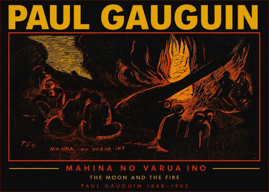 Paul Gauguin Mahina No Varua Ino No3 - Affiche