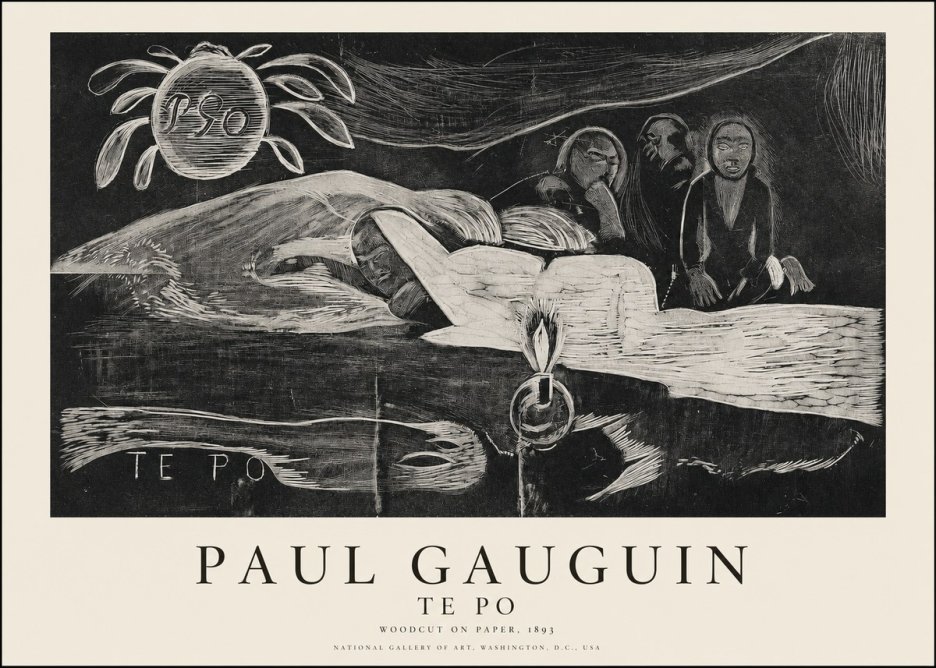 Paul Gauguin Te Po No1 - Affiche