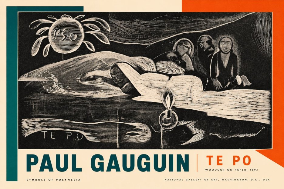 Paul Gauguin Te Po No2 - Affiche
