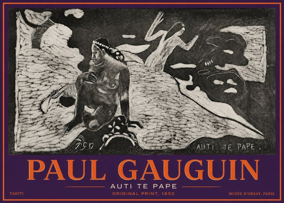 Paul Gauguin Auti Te Pape No5 - Affiche